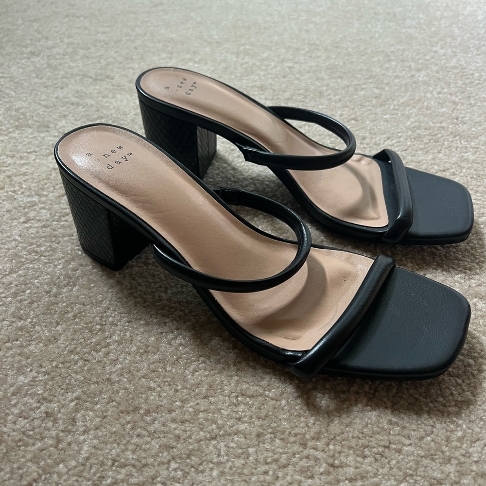 Black heels